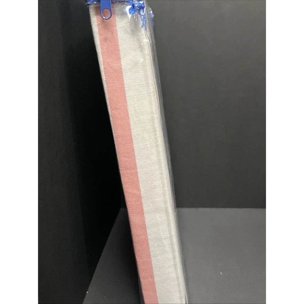 Southern Tide Breton Pink White Stripe Shower Curtain 72x72